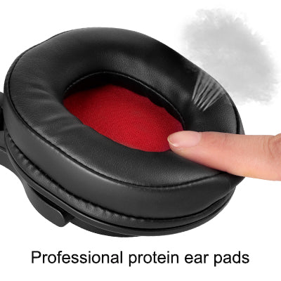 Casca OneOdio cu fir detasabil, tip over ear, utilizare profesionala, DJ, conectare prin Jack 3.5 mm | Jack 6.35 mm, difuzor 40 mm, impedanta 32 Ohm, negru | rosu, "A71-Red"
