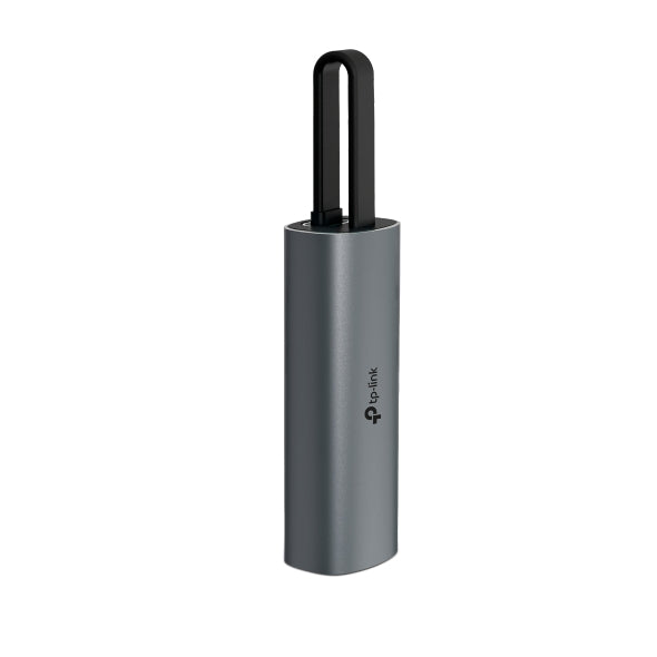 ADAPTOR RETEA TP-LINK , extern, USB-C, port RJ-45 Gigabit LAN, 2.5 Gbps, metalic, gri "UE302C"