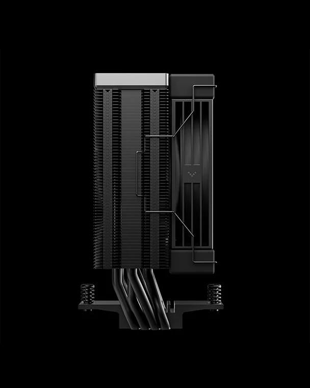 COOLER DeepCool "AK400 G2" skt. Intel si AMD, racire cu aer, vent. 120mm, 2000 rpm, 4 heatpipies, inaltime 156mm, top cover lemn, negru,"R-AK400G2-BKNNMN-GJD"
