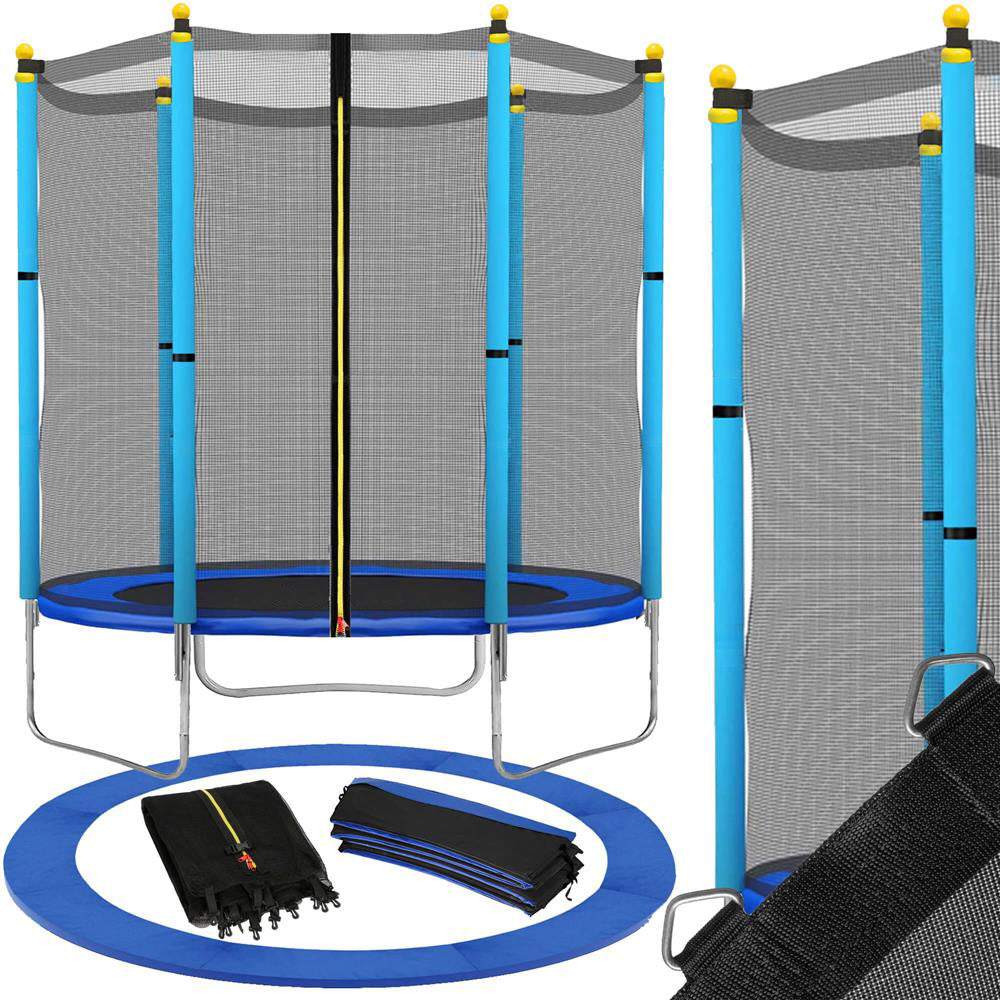 Trambulina Blue, cu plasa de protectie exterioara, 140 cm - 3
