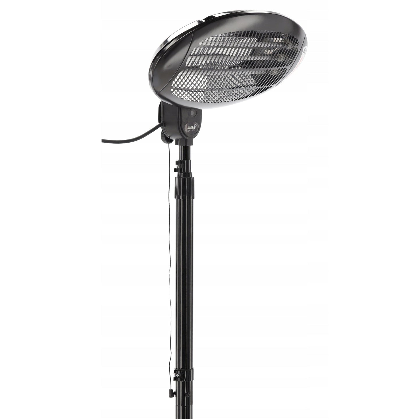 Incalzitor stativ cu infrarosu, 2000 W, 3 trepte de incalizire, reglabil pe inaltime, negru