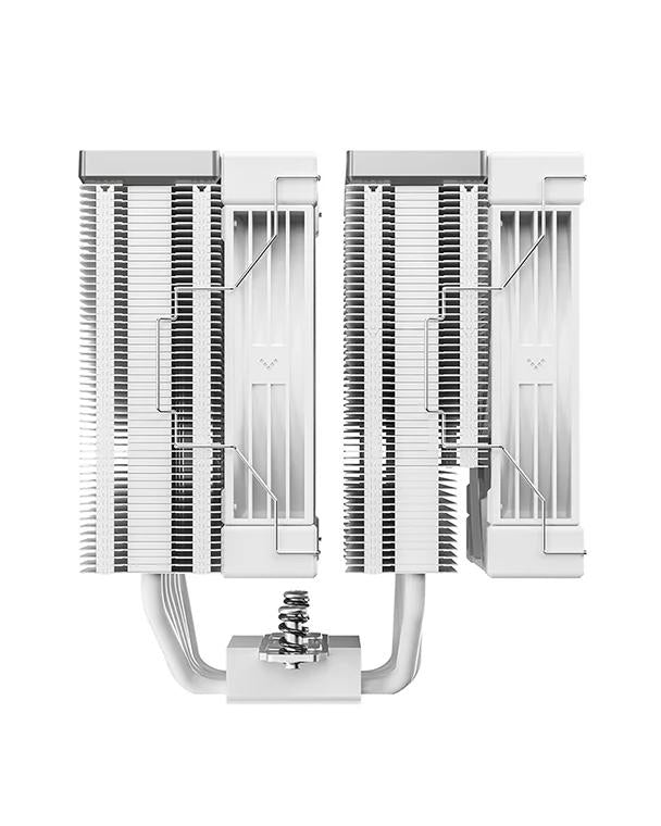 COOLER DeepCool "AK620 G2 WH" skt. Intel si AMD, racire cu aer, vent. 2 x 120mm, 2000 rpm, 6 heatpipes, inaltime 159mm, top cover lemn, alb,"R-AK620G2-WHNNMN-GJD"
