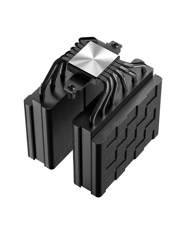 COOLER DeepCool "AG620 BK ARGB V2" skt. Intel si AMD, racire cu aer, vent. 2 x 120mm, 300 - 1950 rpm, 6 heatpipes, inaltime 161mm, RGB adresabil,"R-AG620-BKAMMN-GJD"