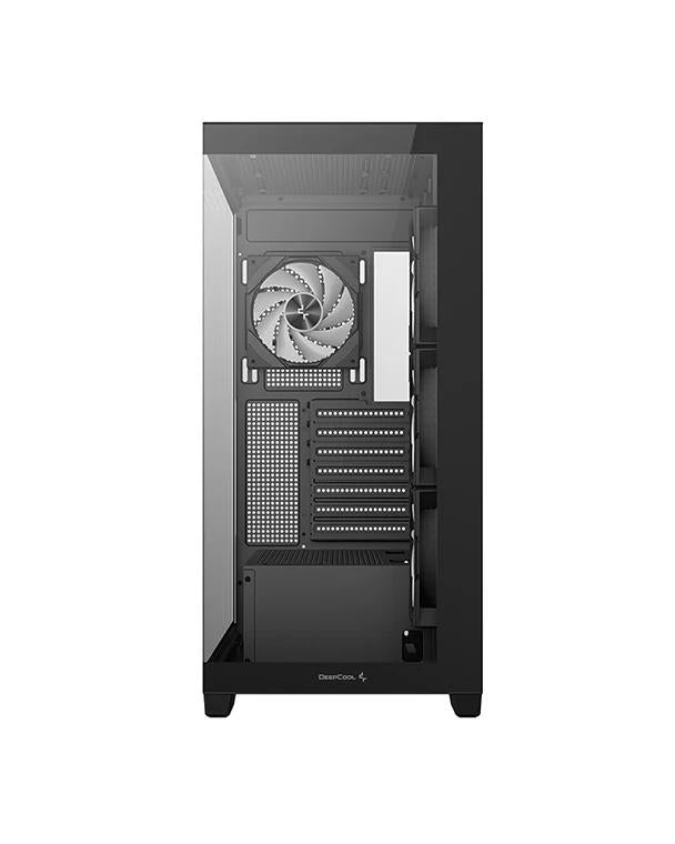 CARCASA gaming "CG580 4F V2", middle tower, ATX, fara sursa, sticla securizata, suporta 8xfan, inclus 4xfanx120mm, ARGB, negru, PSU shroud,7 sloturi expansiune, USB-C x 1, USB 3.0 x 2, audio+mic, "R-CG580-BKADA4-G-2"