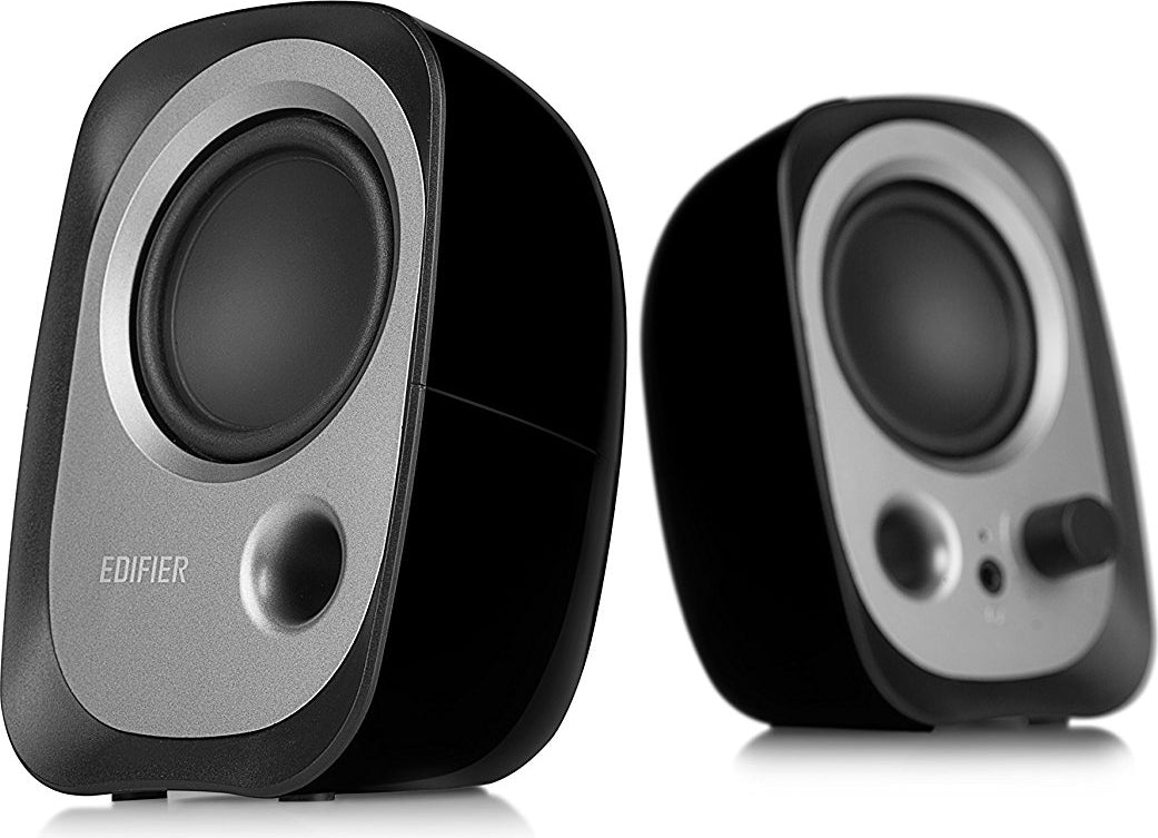 BOXE EDIFIER 2.0, RMS: 4W (2 x 2W), bass reflex port, USB power, black, "R12U"