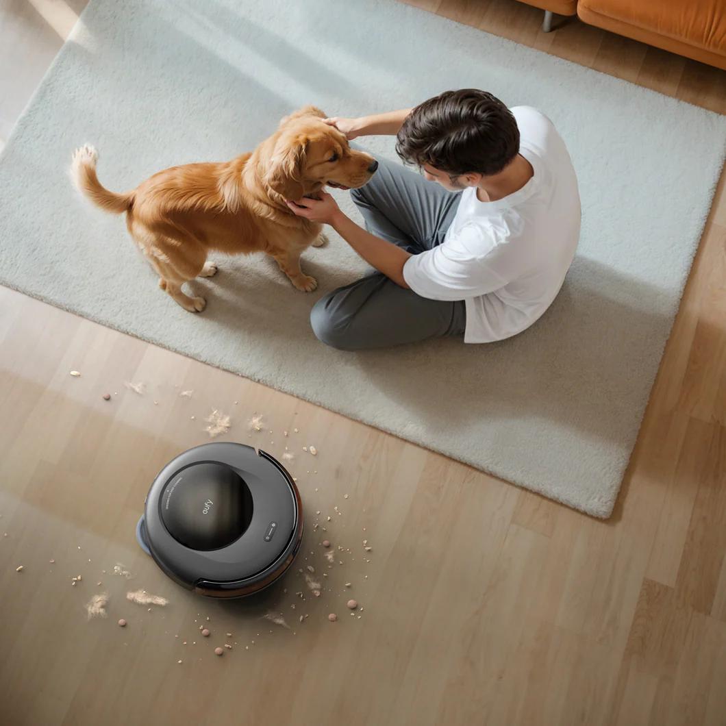 Robot All-in-One Anker "eufy Omni C20", 7.000 Pa, aspirare uscata si umeda, Wi-Fi, multi-suprafete, volum rezervor 3.1L, negru, "T2280G11" - 0194644209216