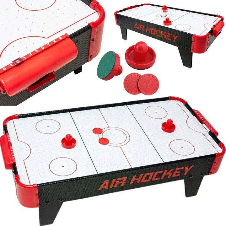 Joc de masa Air Hockey, pentru copii, 2 pucuri si 2 crose, 85x42x23cm