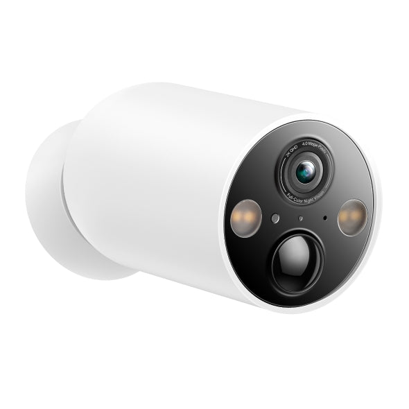 CAMERA IP Exterior cu acumulator TP-LINK, IP66, dist. IR 15 m, tip lentila fixa 3.15 mm, 3 Mpx rezolutie 2K, wireless, microfon, carcasa plastic, necesita HUB, "Tapo C425"