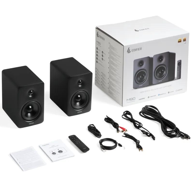 BOXE Edifier 2.0, RMS: 100W (2 x 15W + 2 x 35W), bluetooth v6.0, AUX/USB-C/Optical/HDMI eARC, 220V alimentare, black 