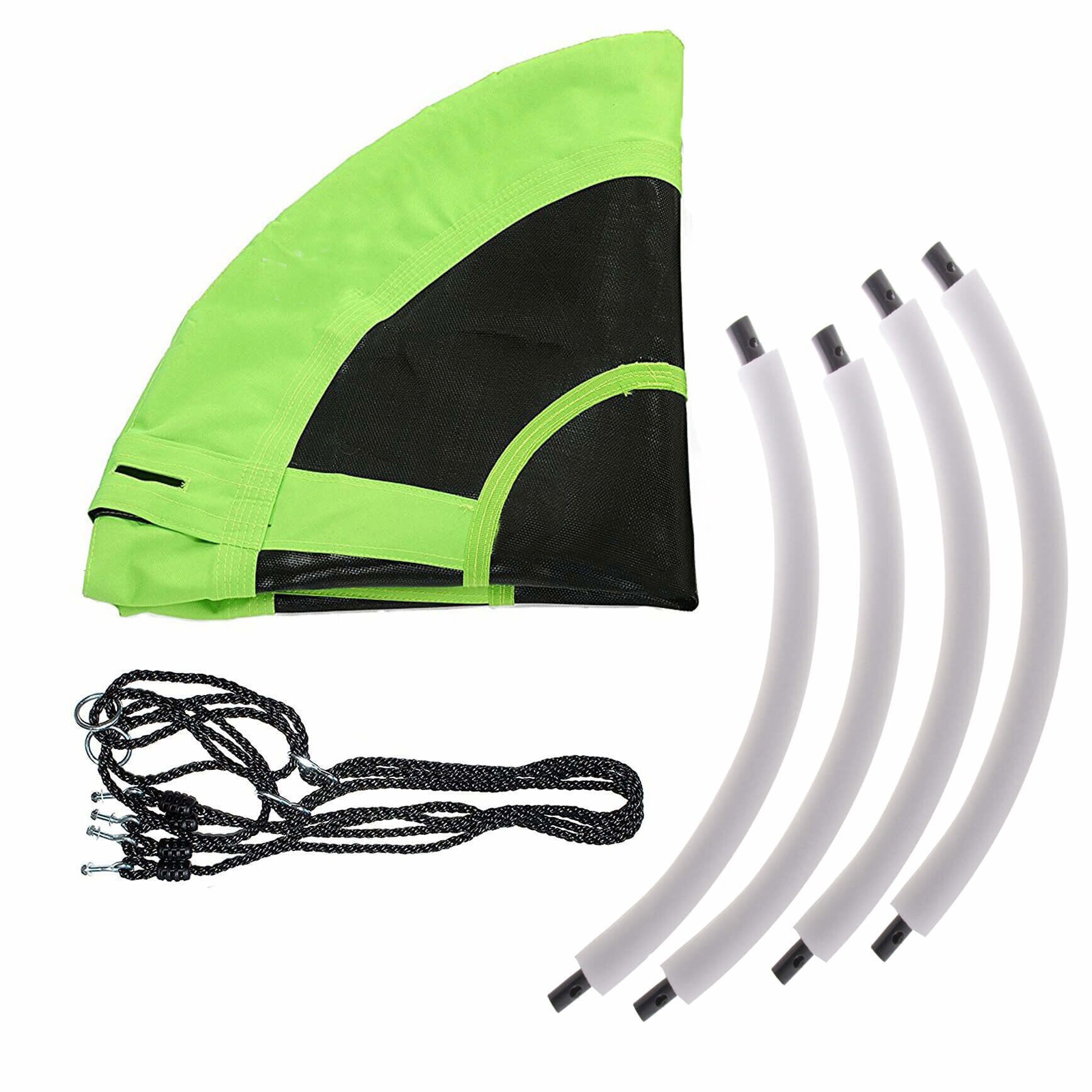 Leagan tip cuib Sersimo NS3, diametru 90cm, inaltime reglabila, pentru exterior, sarcina 150 kg, Verde Negru