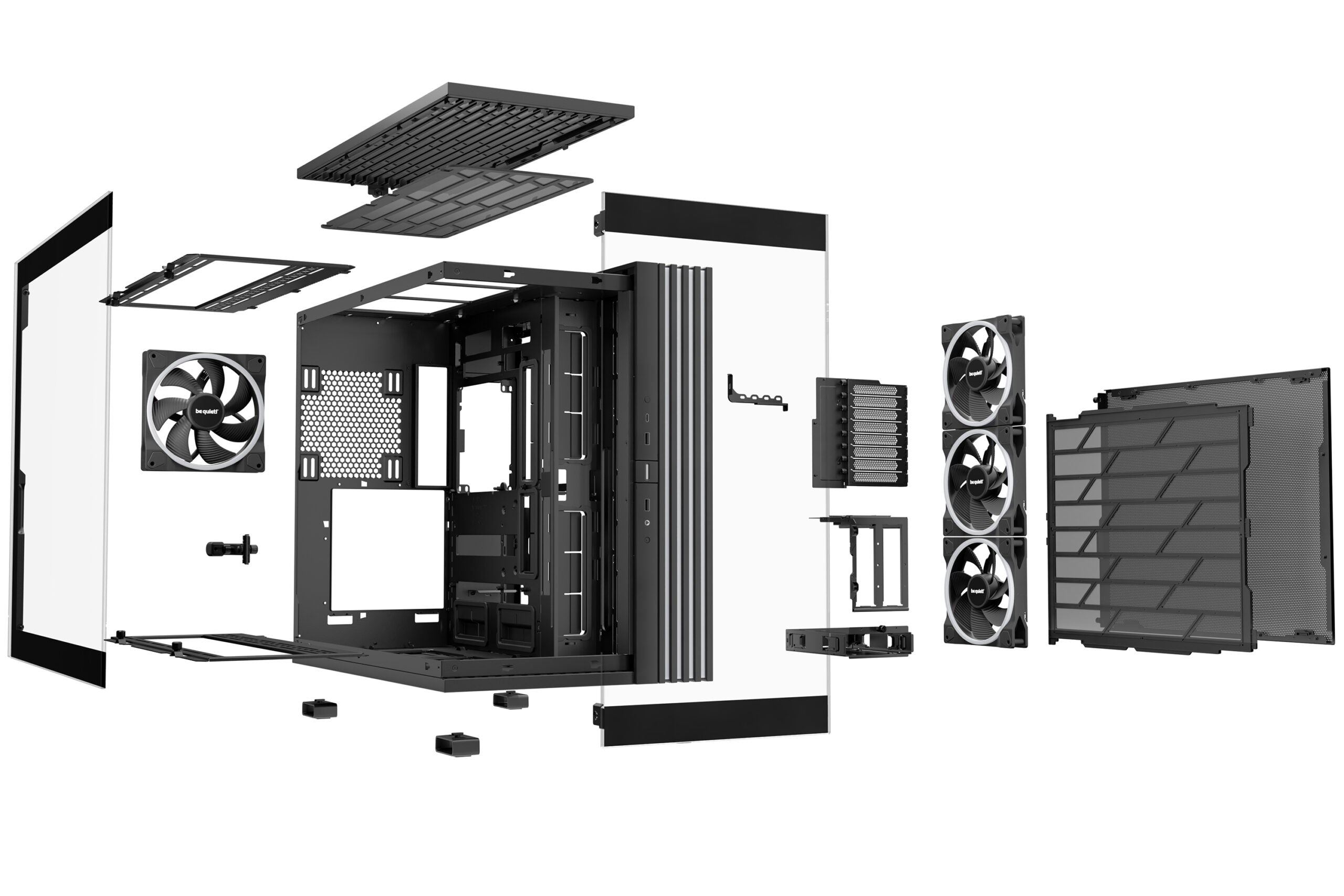 CARCASA be quiet "Light Base 900 FX", middle tower, gaming, "BGW71"
