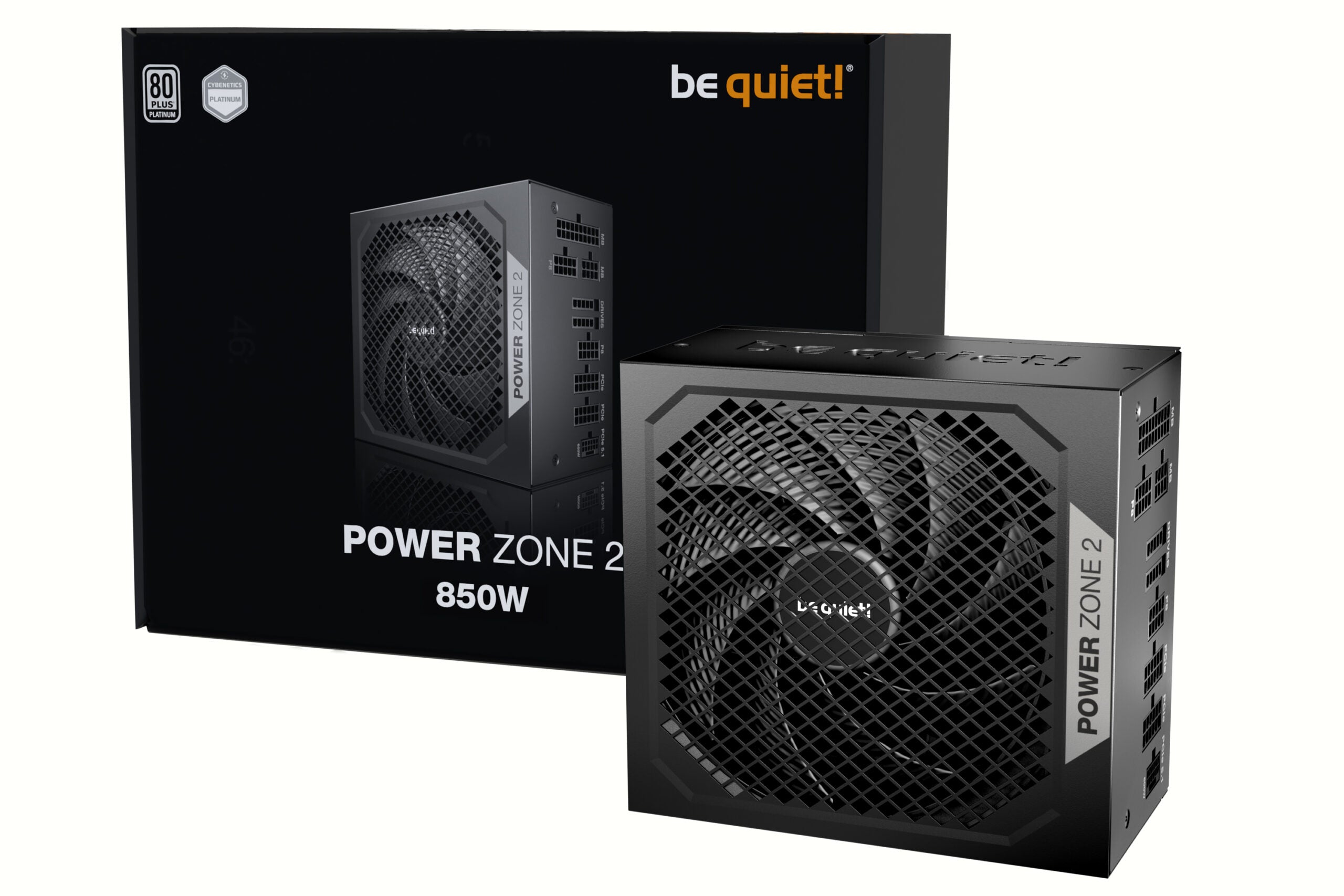 SURSA be quiet "Power Zone 2", 850W, certificare 80 Plus Platinum, LLC, SR, DC to DC, modular, fan 140mm Pure Wings 3, negru, "BP007EU"
