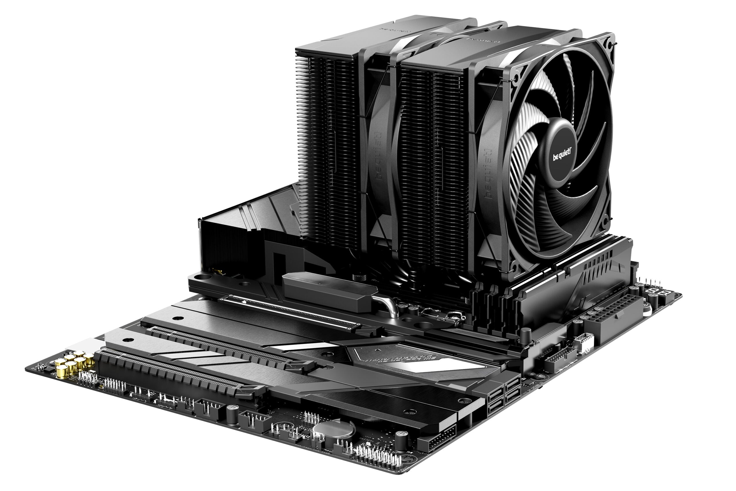 COOLER be quiet #Pure Rock Pro 3 Black" skt. Intel si AMD, racire cu aer, vent. 120mm, 2000 rpm, 6 heatpipes, inaltime 155mm, "BK042"