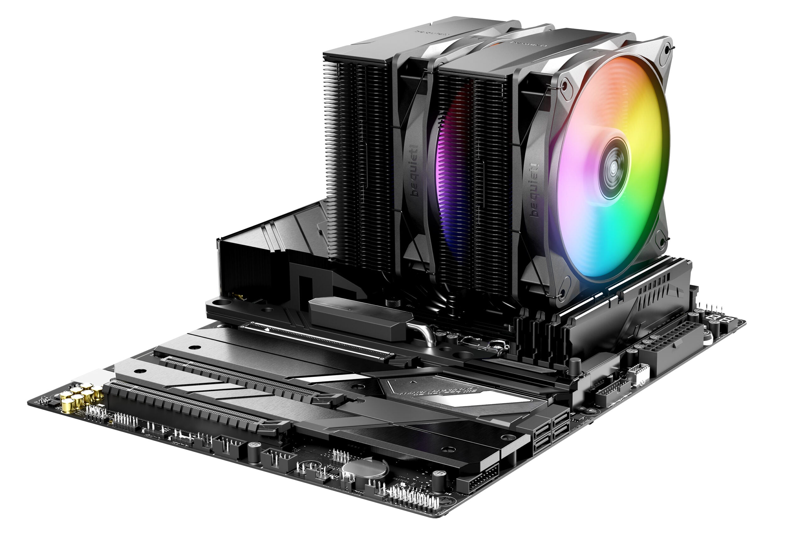 COOLER Be Quiet #Pure Rock Pro 3 LX" skt. Intel si AMD, racire cu aer, vent. 120mm, 2000 rpm, 6 heatpipes, inaltime 155mm, "BK043"