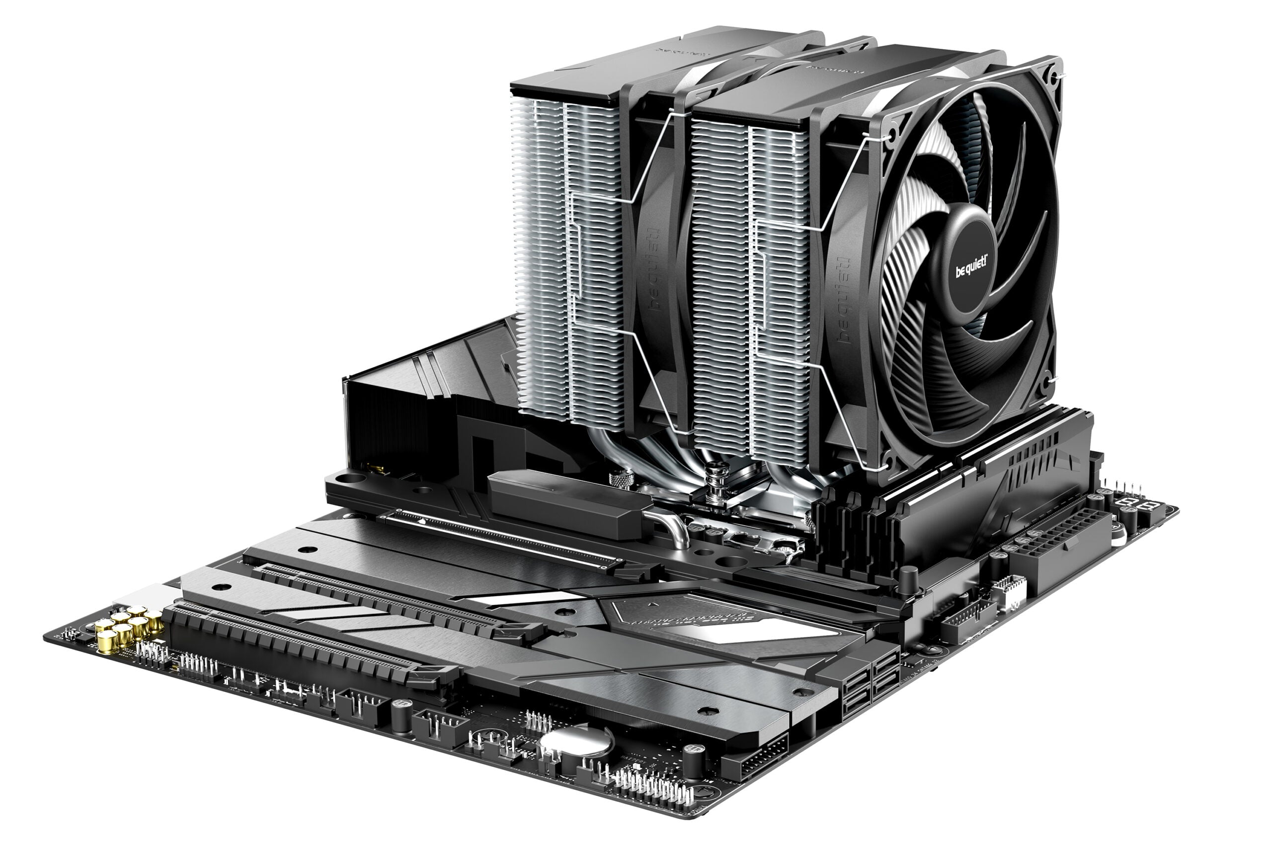 COOLER be quiet "Pure Rock Pro 3" skt. Intel si AMD, racire cu aer, vent. 120mm, 500 - 2000 rpm, 6 heatpipes, inaltime 155mm, "BK041"