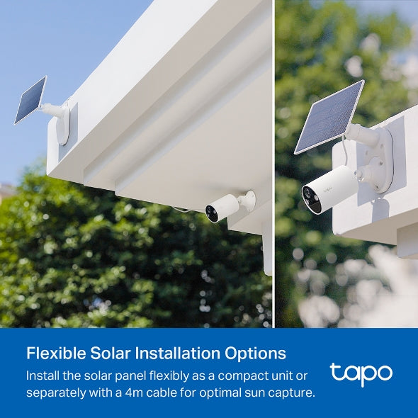 PANOU SOLAR TP-Link, pentru camerele IP Tapo cu acumulator, putere 2.5W, IP 65, "Tapo A201"