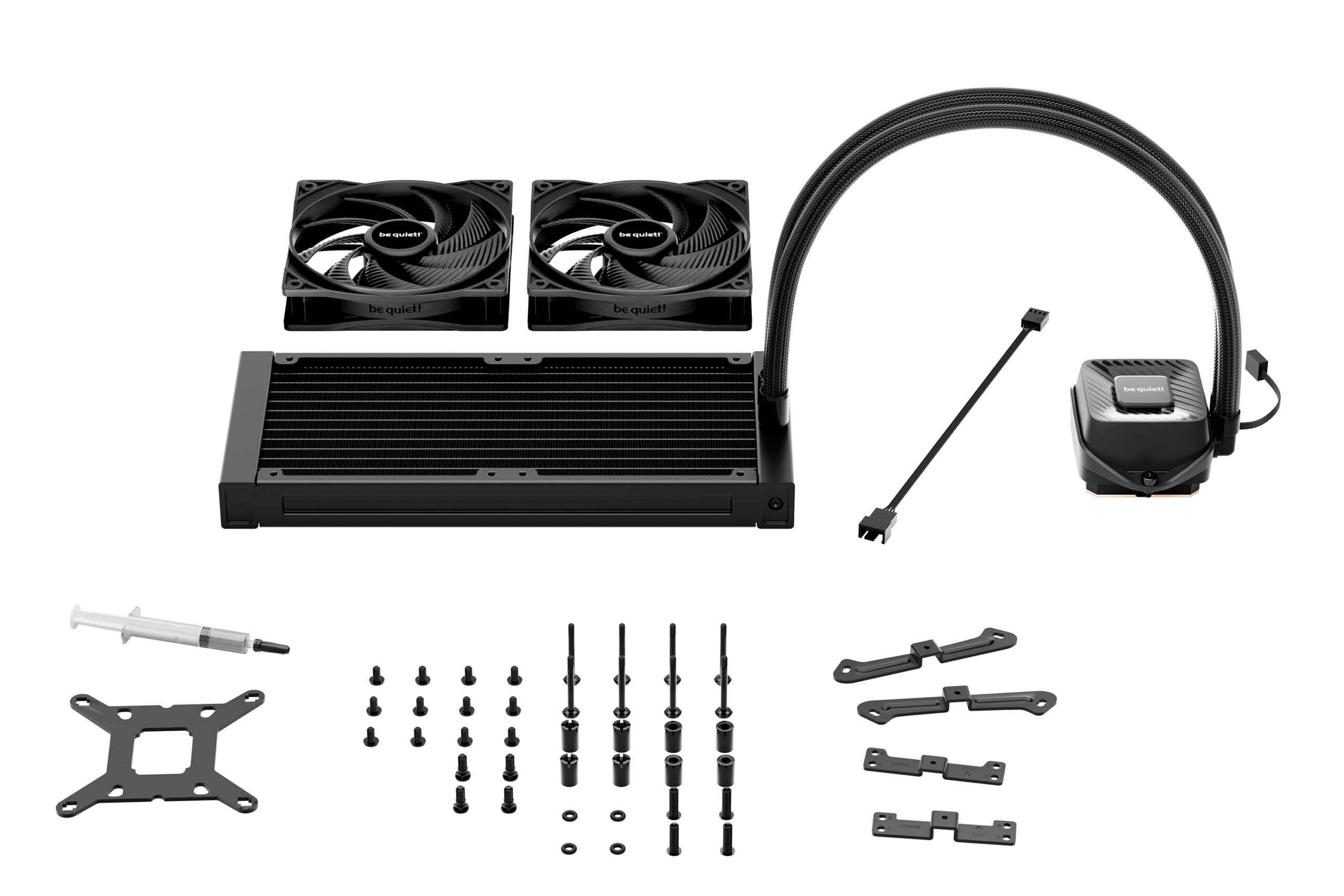 COOLER be quiet "PURE&nbsp;LOOP 3", skt. LGA1851, LGA 1700, AM4, AM5, racire cu lichid, 2 x 120mm, 2100 RPM, negru "BW027EU"