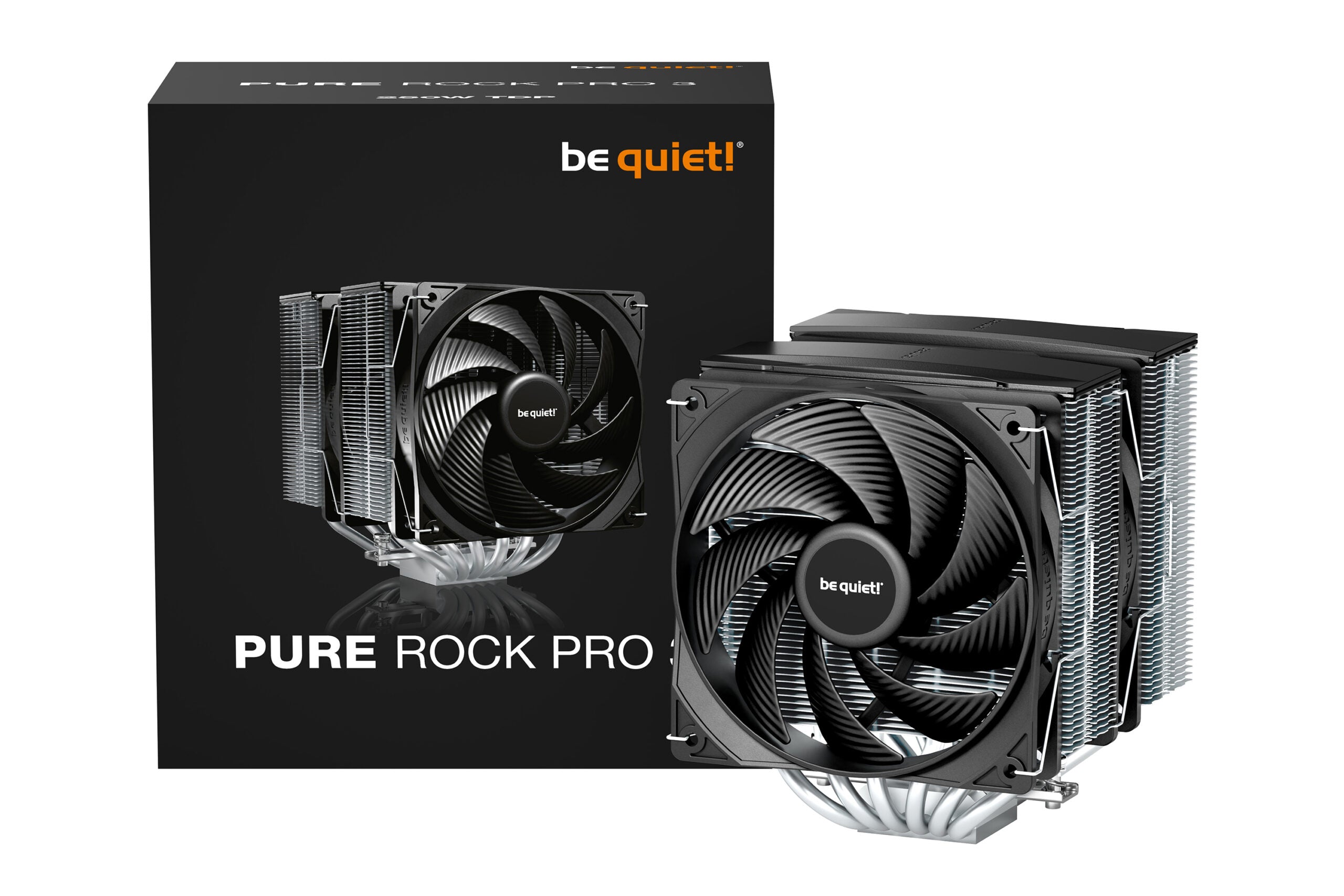 COOLER be quiet "Pure Rock Pro 3" skt. Intel si AMD, racire cu aer, vent. 120mm, 500 - 2000 rpm, 6 heatpipes, inaltime 155mm, "BK041"