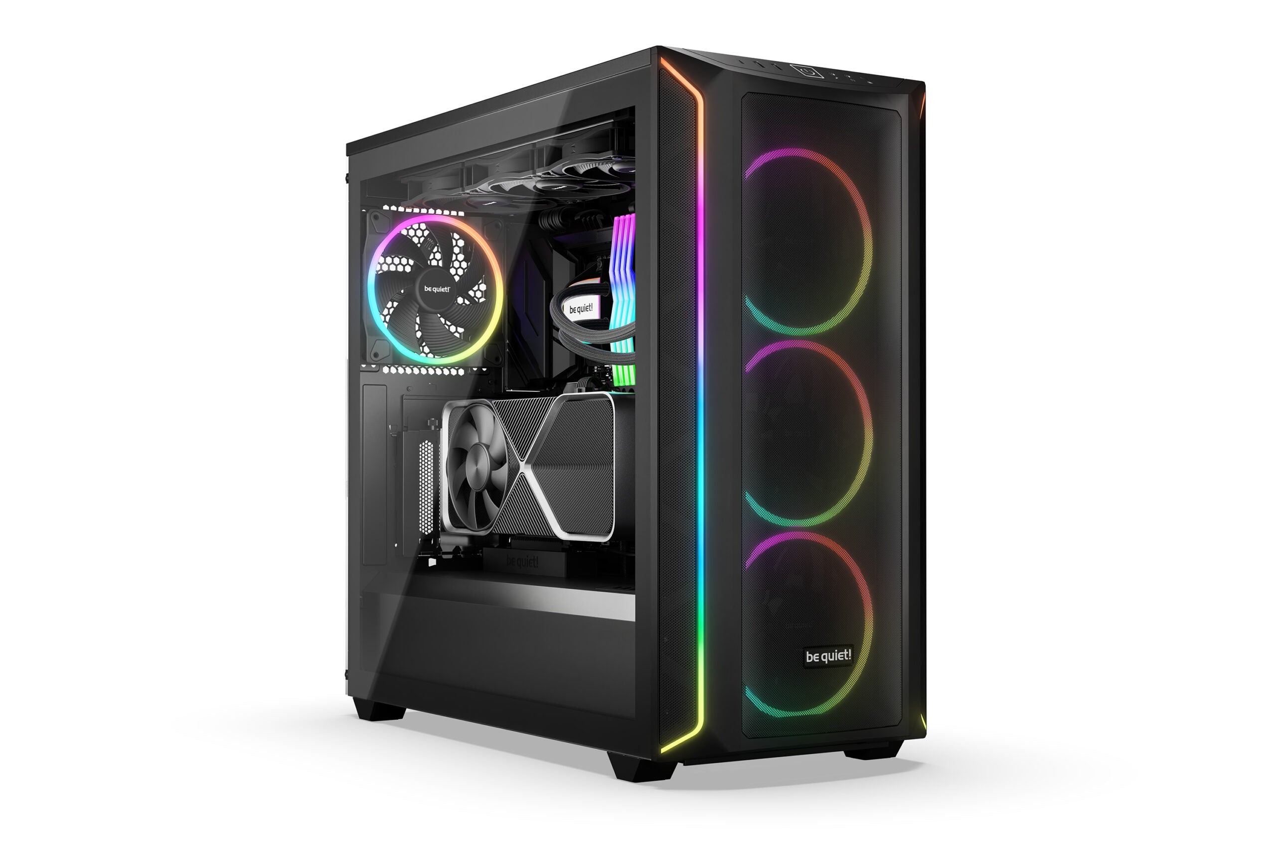 CARCASA be quiet "Shadow Base 800 FX", middle tower, gaming, fara sursa, PSU shroud, 7 sloturi expansiune, negru, "BGW63"