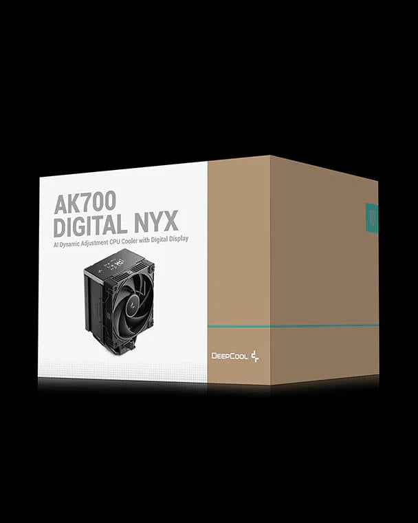 COOLER DeepCool "AK700 G2 DIGITAL WH" skt. Intel si AMD, racire cu aer, vent. 120mm, 2700 rpm, 7 heatpipes, inaltime 157mm, top cover digital, alb,"R-AK700-WHNDMN-GJD"