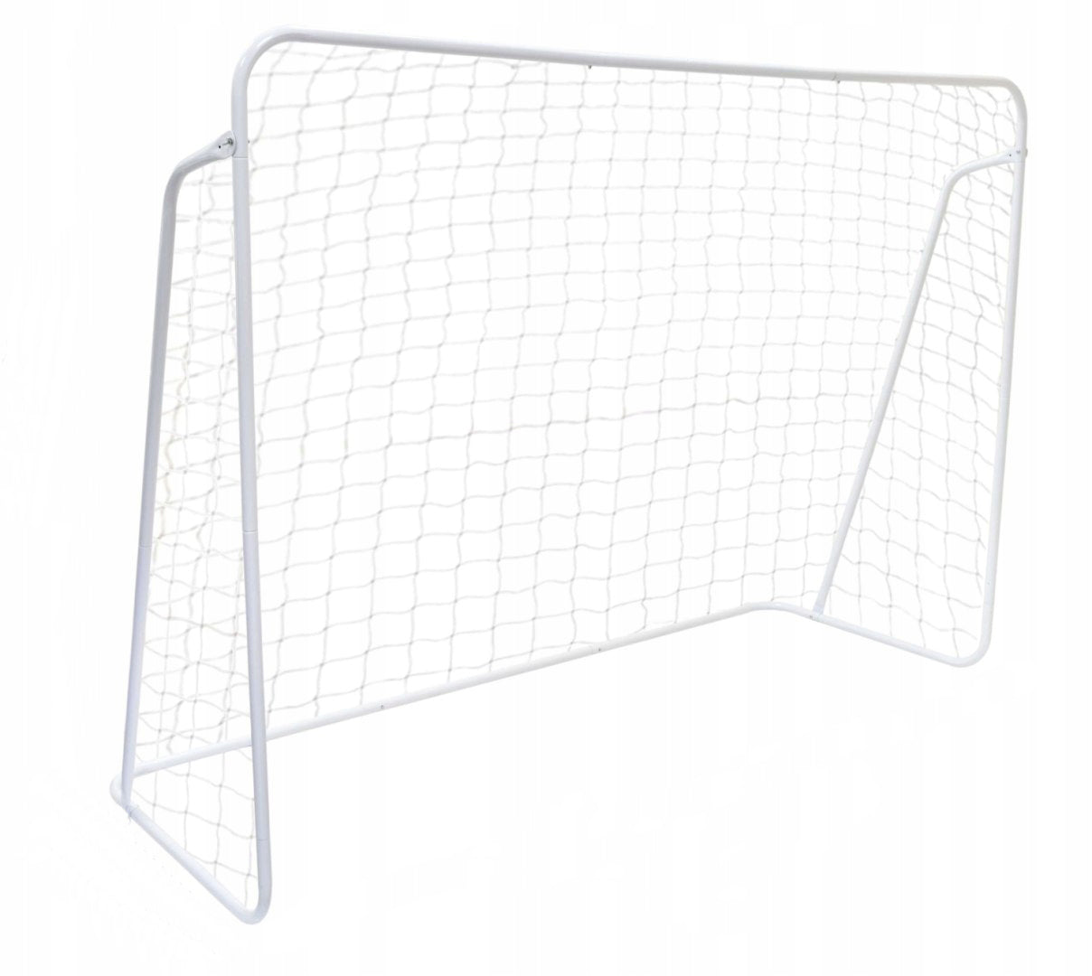 Poarta de fotbal pentru copii, 213x152x75 cm, alb – otel durabil, usor de asamblat, ideala pentru joaca in aer liber