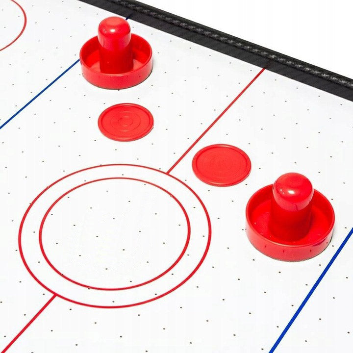 Joc de masa Air Hockey, pentru copii, 2 pucuri si 2 crose, 85x42x23cm