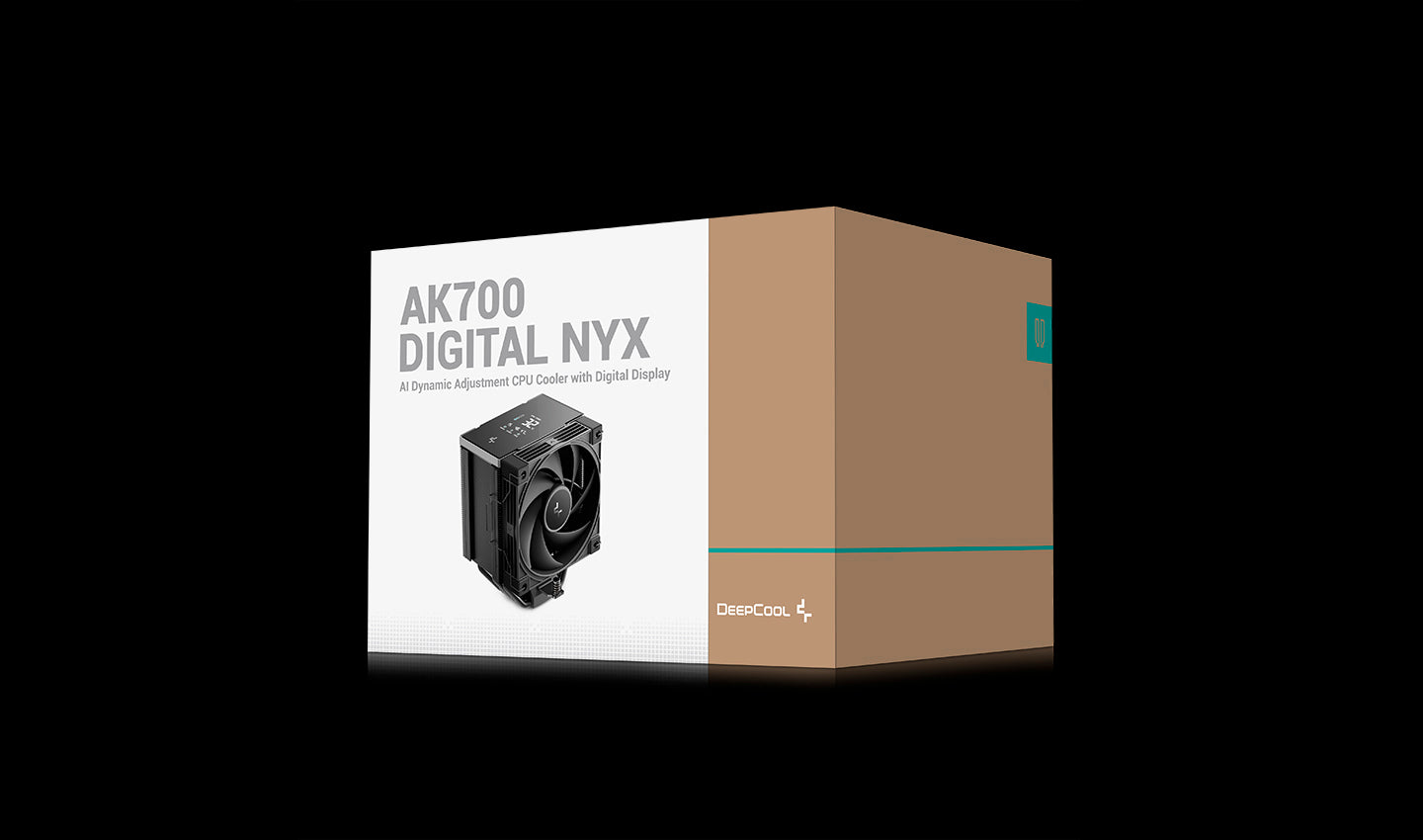 COOLER DeepCool "AK700 G2 DIGITAL NYX" skt. Intel si AMD, racire cu aer, vent. 120mm, 2700 rpm, 7 heatpipes, inaltime 157mm, top cover digital, negru,"R-AK700-BKNNMN-GJD-1"