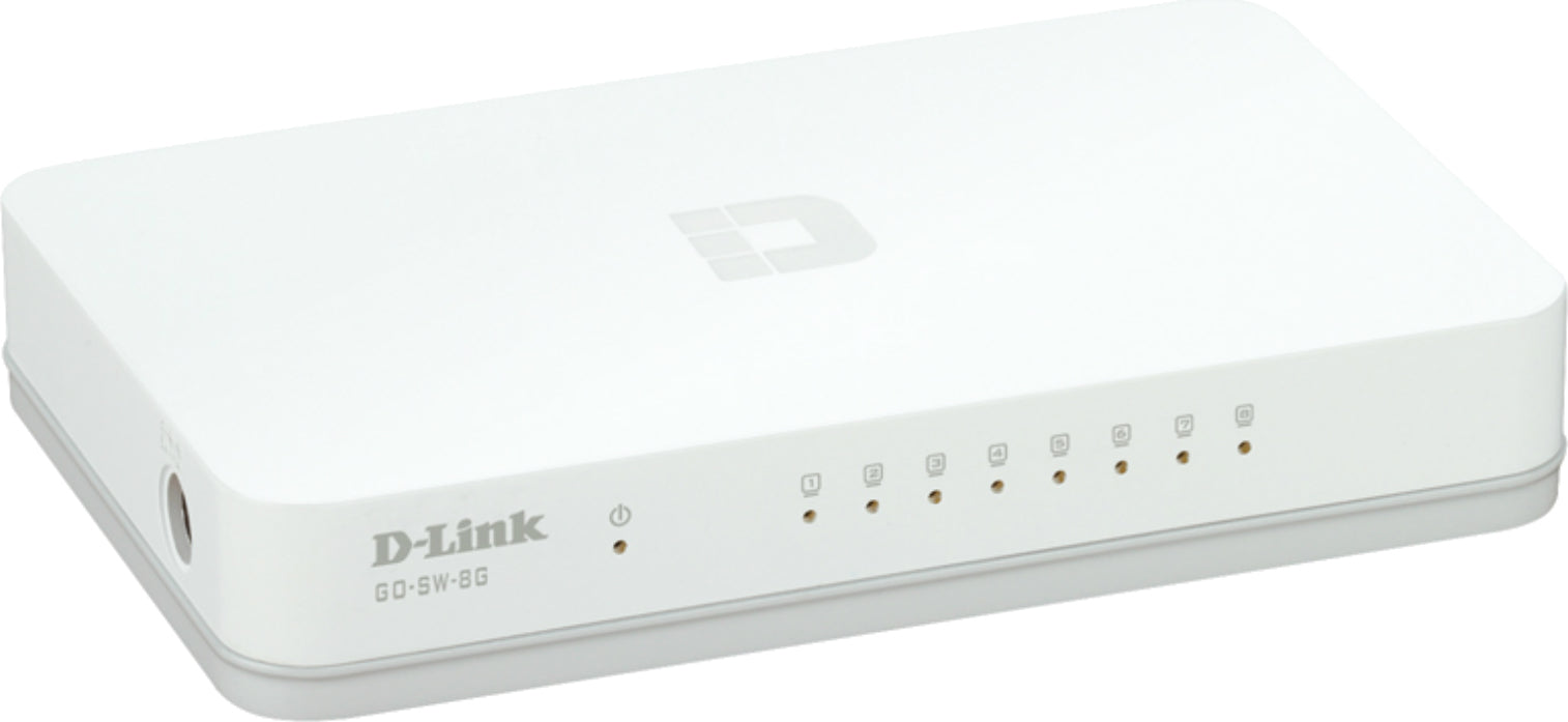SWITCH D-LINK 8 porturi Gigabit, carcasa plastic, "GO-SW-8G"