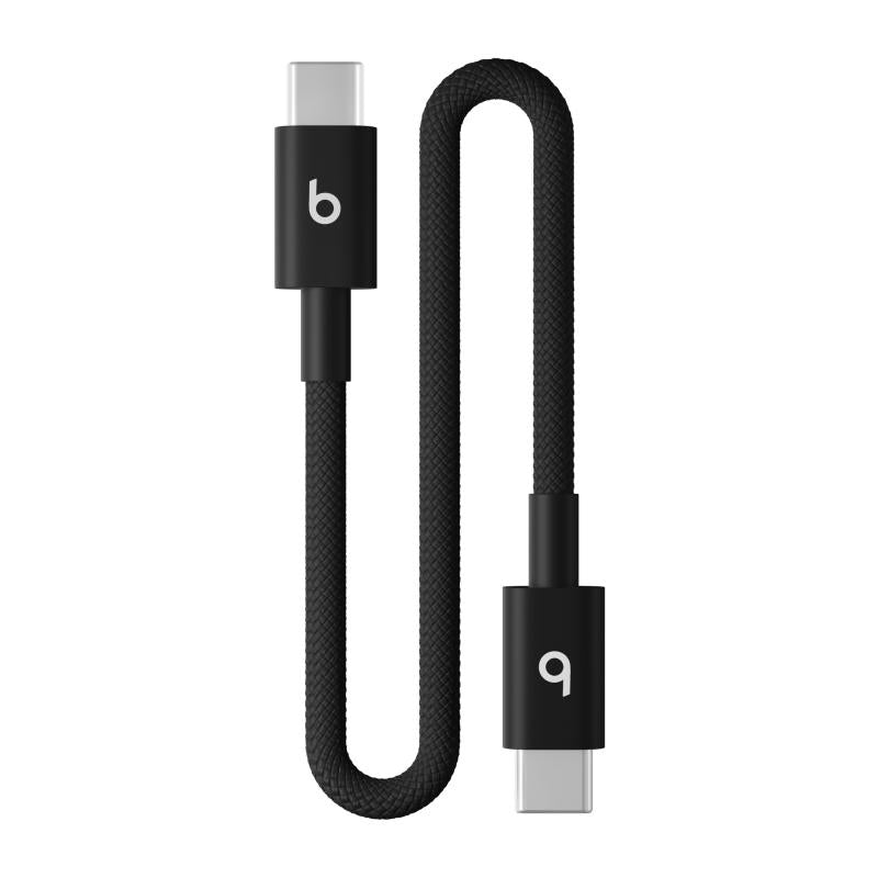 Beats USB-C To USB-C 2 M Bk (Beats USB-C to USB-C Woven Short Cable (20 CM) - Bolt Black)