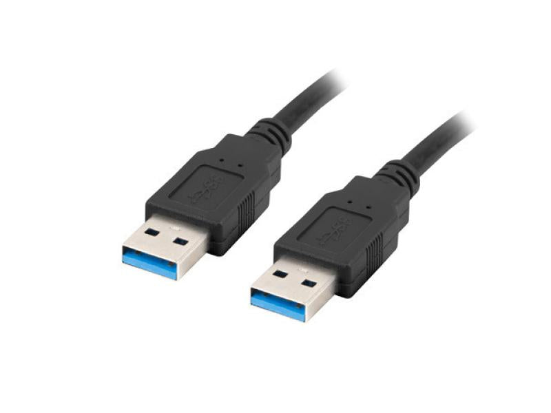 Lanberg Cablu USB-A M/M 3.0 1 m negru