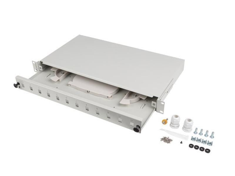 Lanberg Patch panel fibră rack 19" 1U  12x SC
