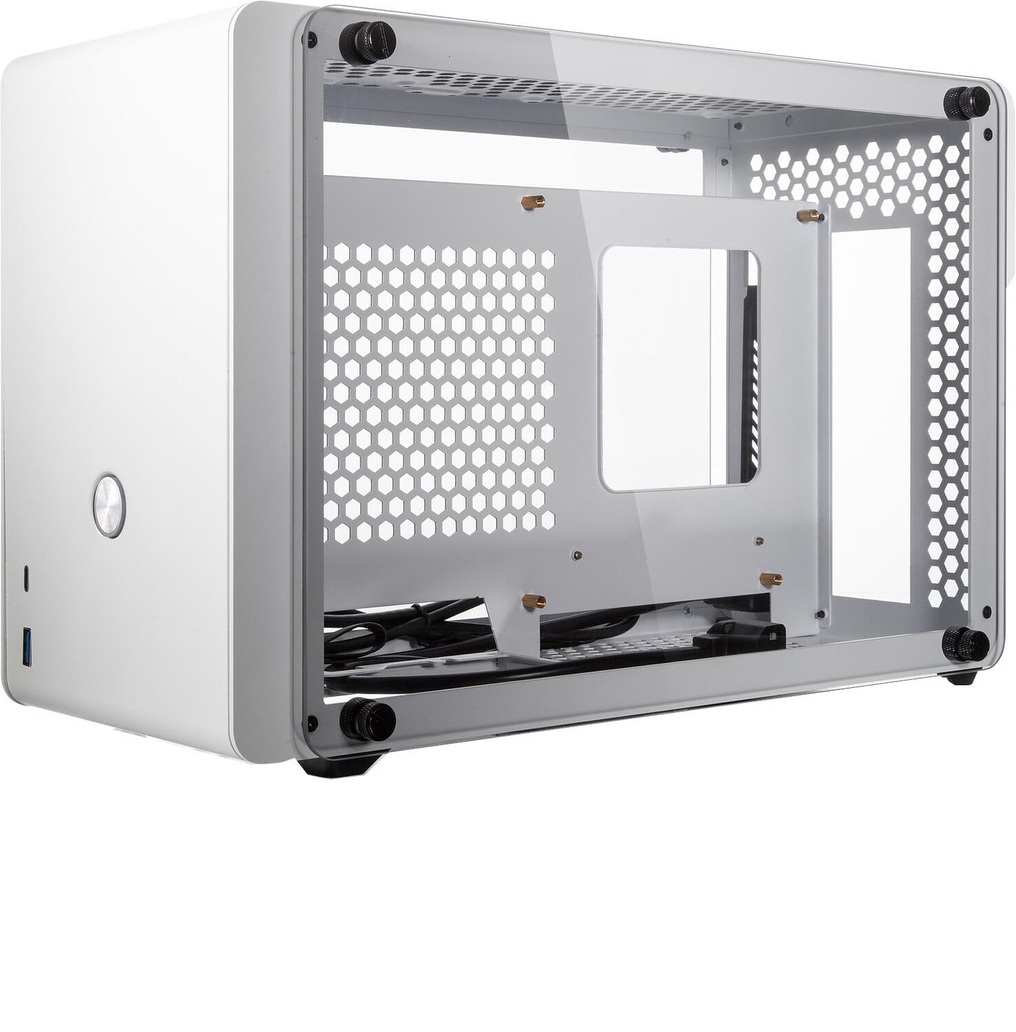 Carcasa Raijintek Ophion Mini-ITX Gehause, Tempered Glass - weiß "0R20B00152"