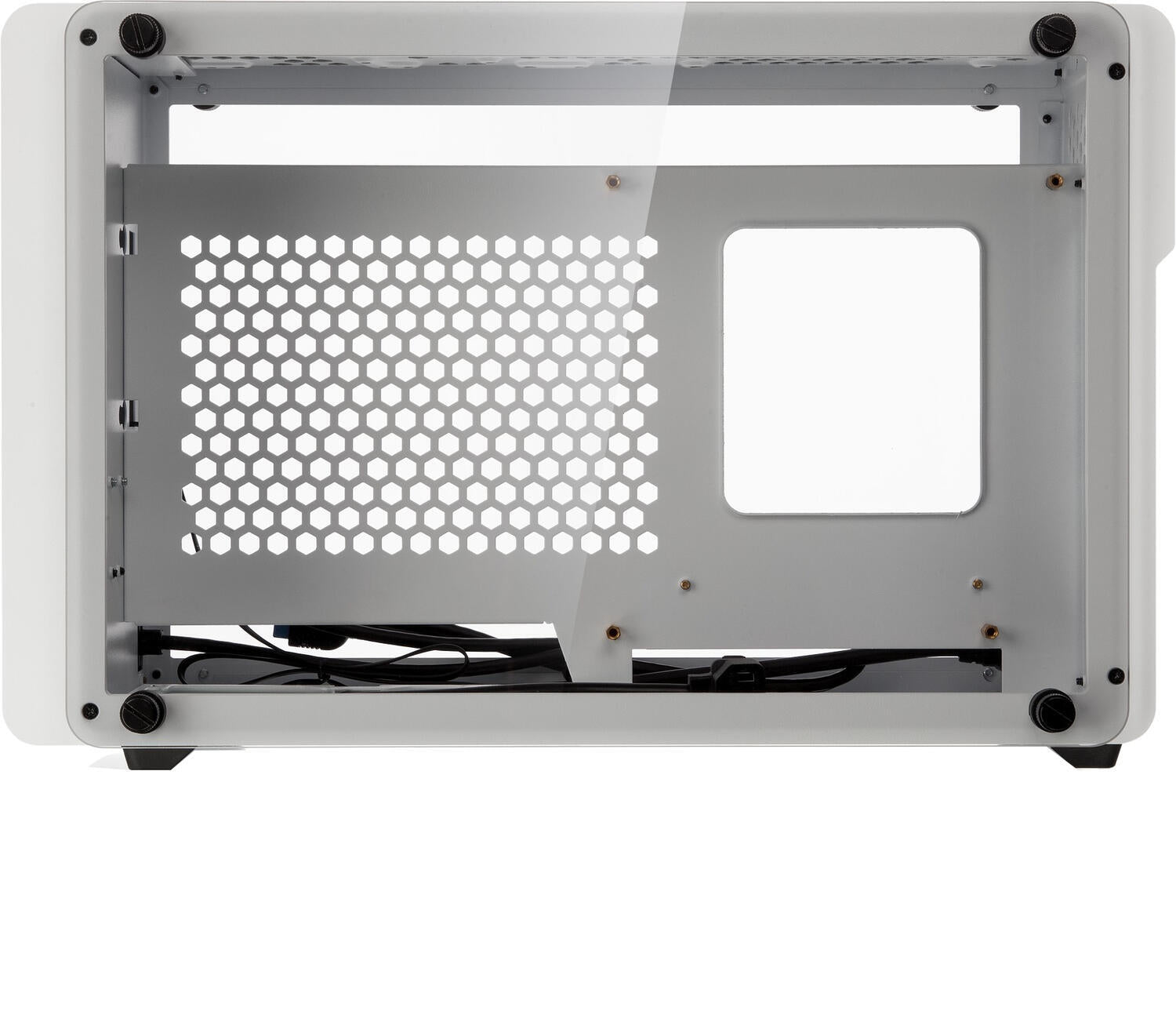 Carcasa Raijintek Ophion Mini-ITX Gehause, Tempered Glass - weiß "0R20B00152"