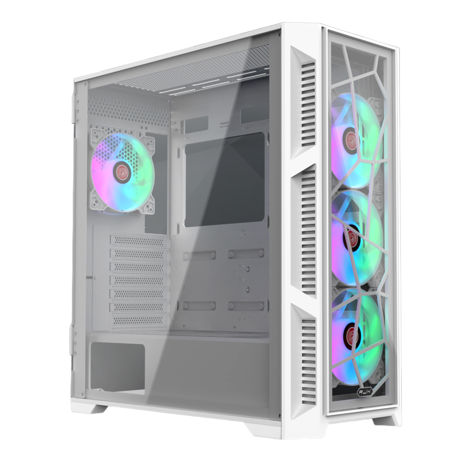 Carcasa RAIJINTEK PONOS ULTRA TG4, ATX, Alb "0R20B00227"