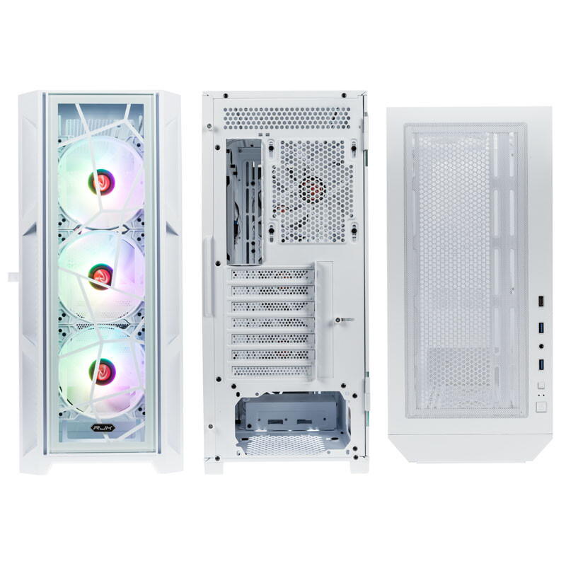 Carcasa RAIJINTEK PONOS ULTRA TG4, ATX, Alb "0R20B00227"