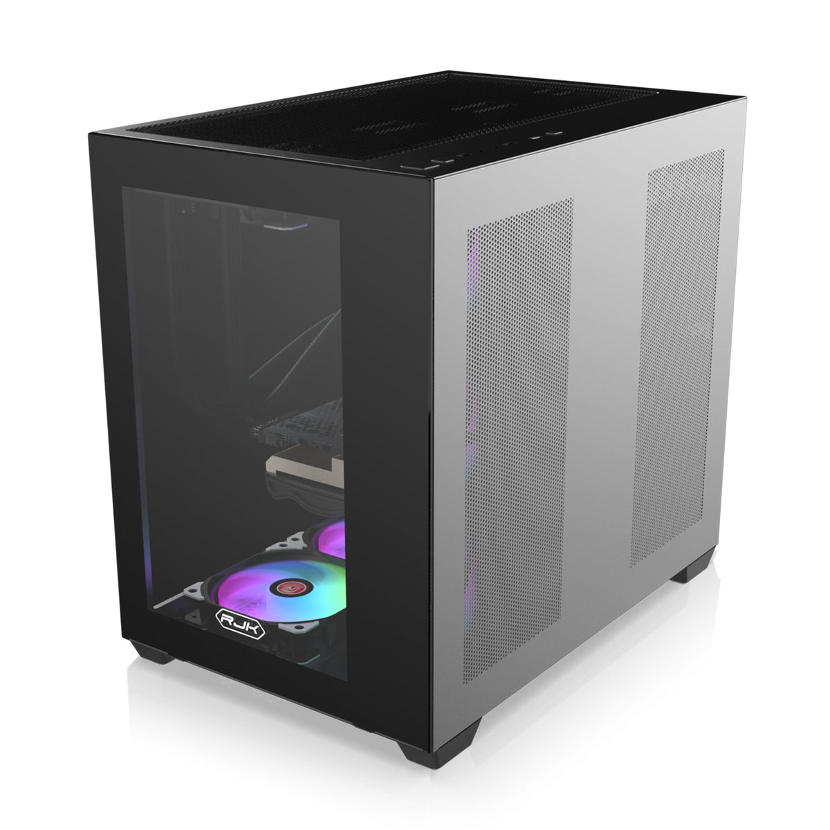 Carcasa Raijintek PAEAN C7 TG4, MiddleTower, ATX, Negru 