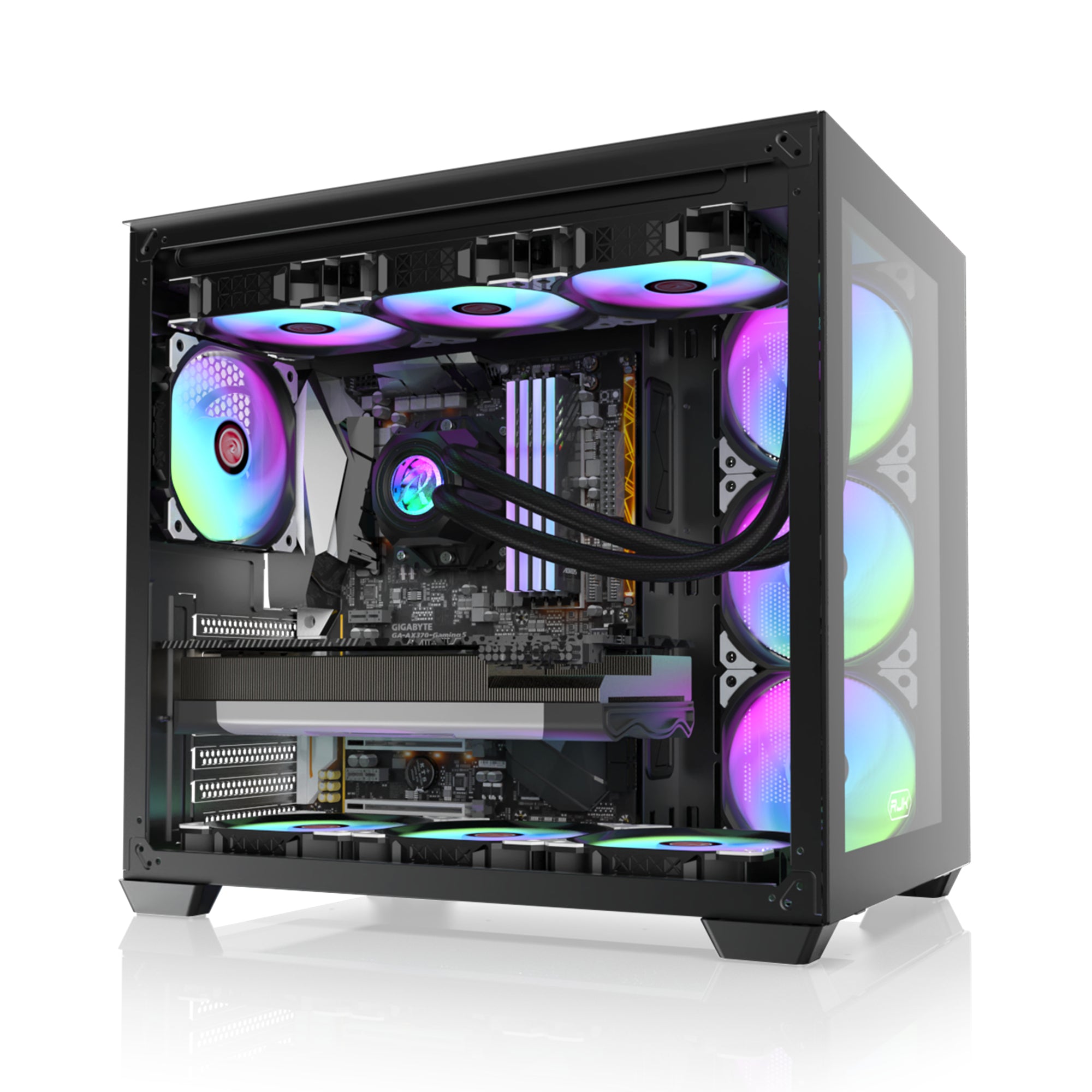 Carcasa RAIJINTEK PAEAN C7 TG4, MiddleTower, ATX, Negru "0R20B00234"