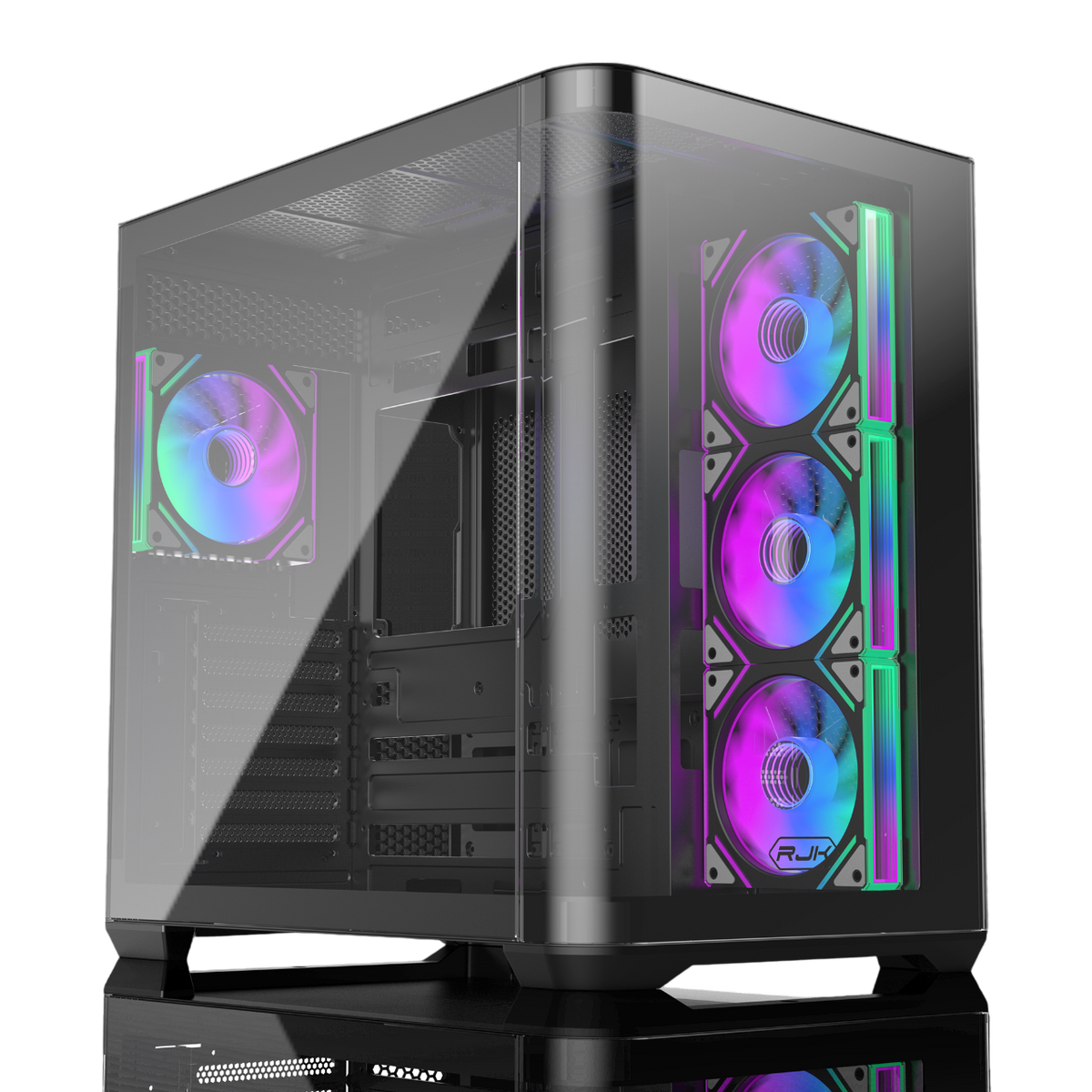 Carcasa Raijintek Atreus BT4, MiddleTower, E-ATX, Negru 