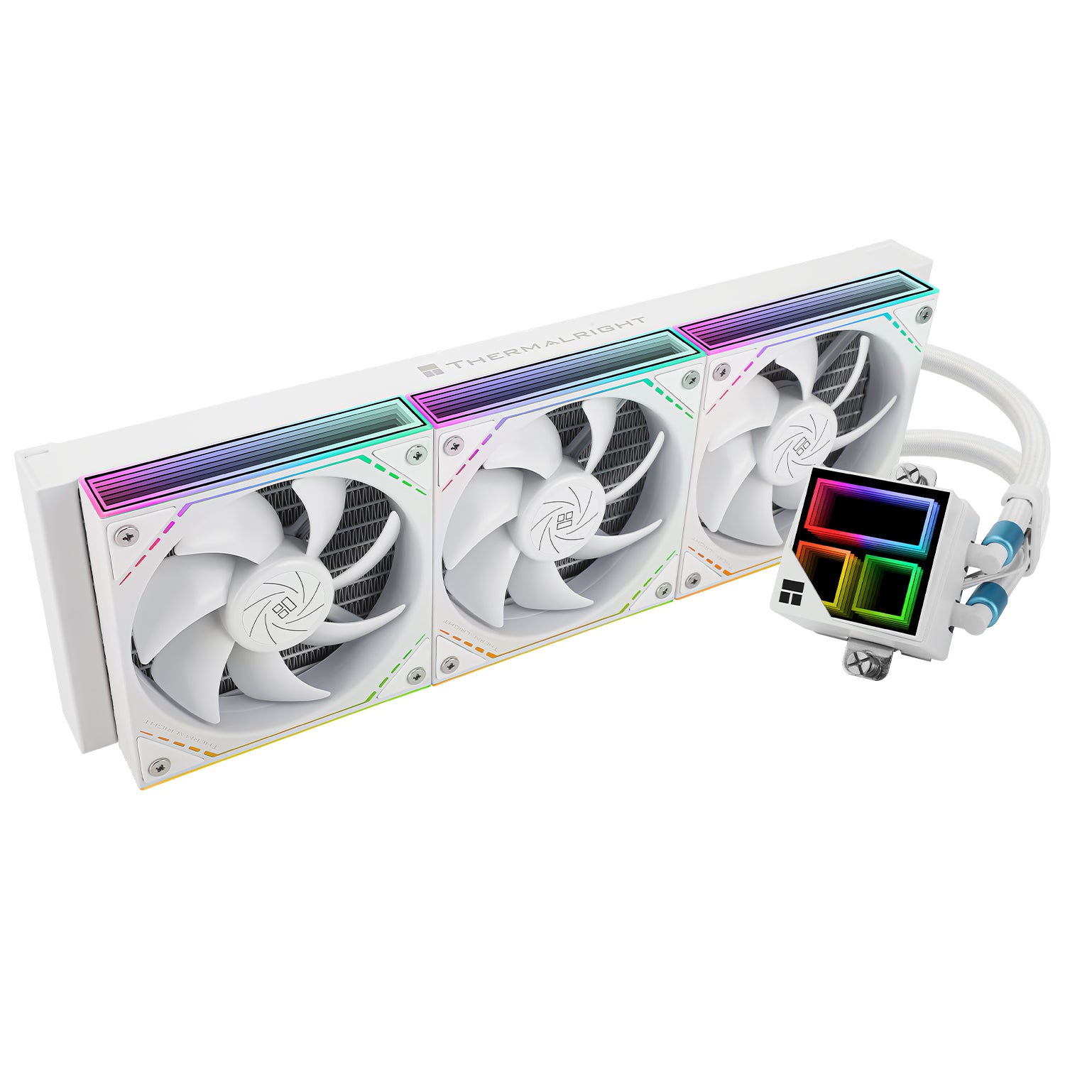 COOLER Thermalright "Frozen Infinity 360", skt. Intel si AMD, racire cu lichid, 3 x 120mm, 2000 RPM, ARGB adresabil, alb "Frozen Infinity 360 White"
