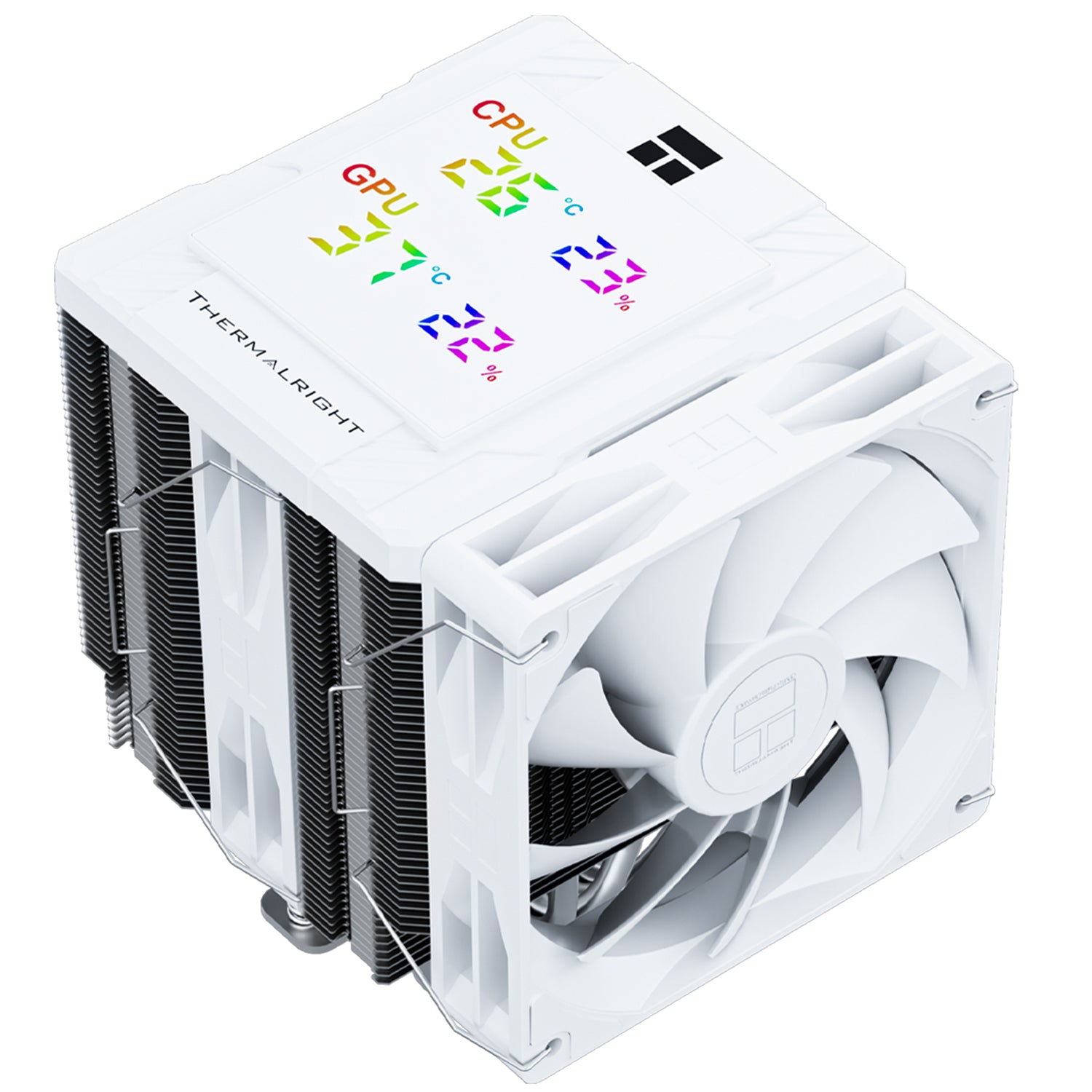 COOLER Thermalright "Peerless Assassin 120 Digital White" skt. Intel si AMD, racire cu aer, vent. 2 x 120mm (TL-C12C-X28 V2), 1850 rpm, 6 heatpipes, inaltime 162mm, ,"Peerless Assassin 120 Digital White"