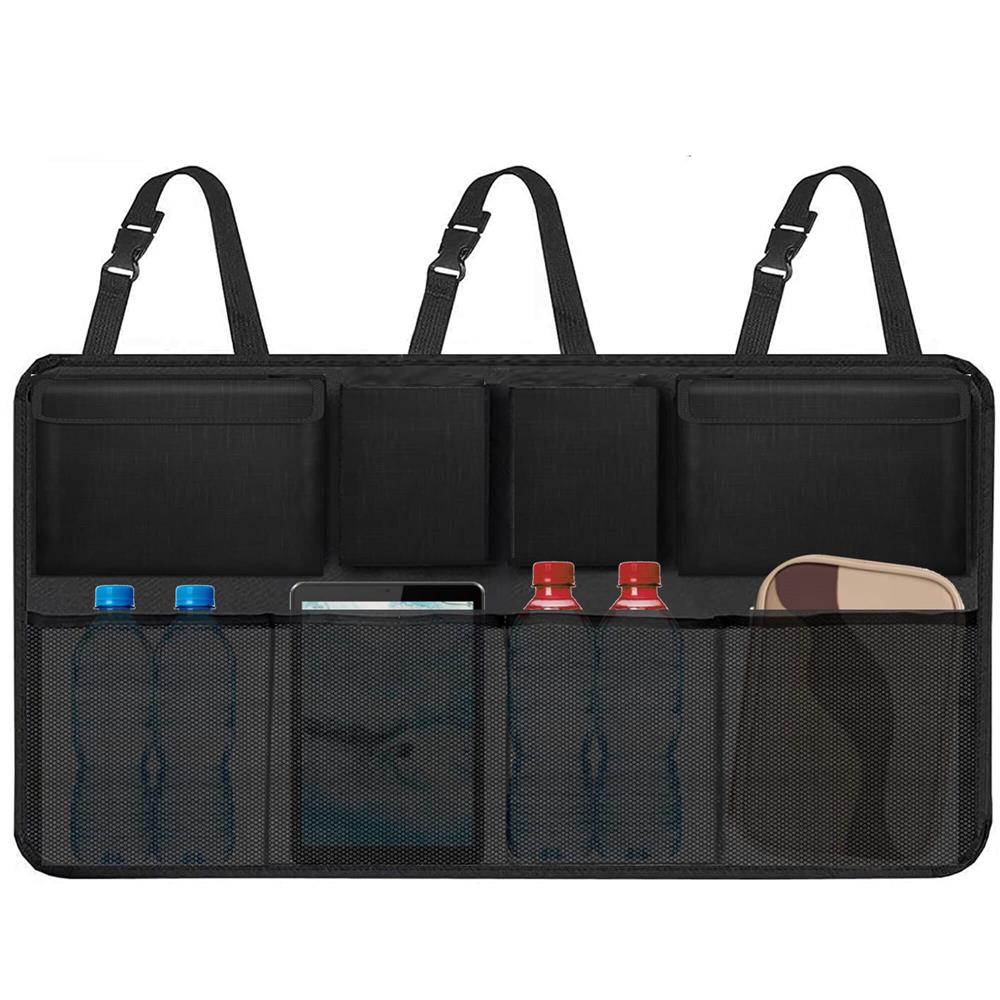 Organizator pentru spatarul masinii, cu 8 buzunare, 88x46cm, negru