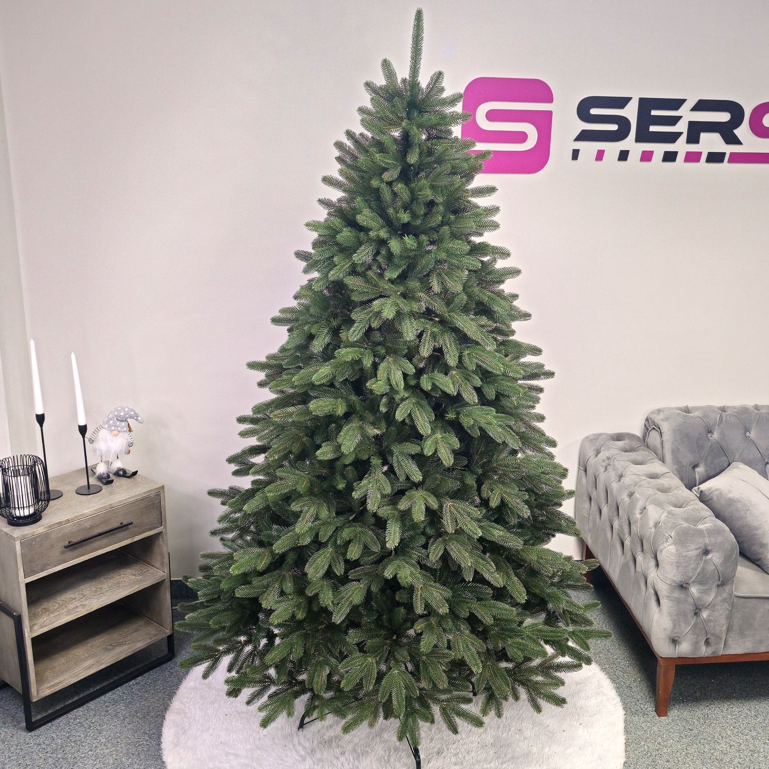Brad artificial Christmas Deluxe by Sersimo, Laponia Select, integral 3D, 230cm