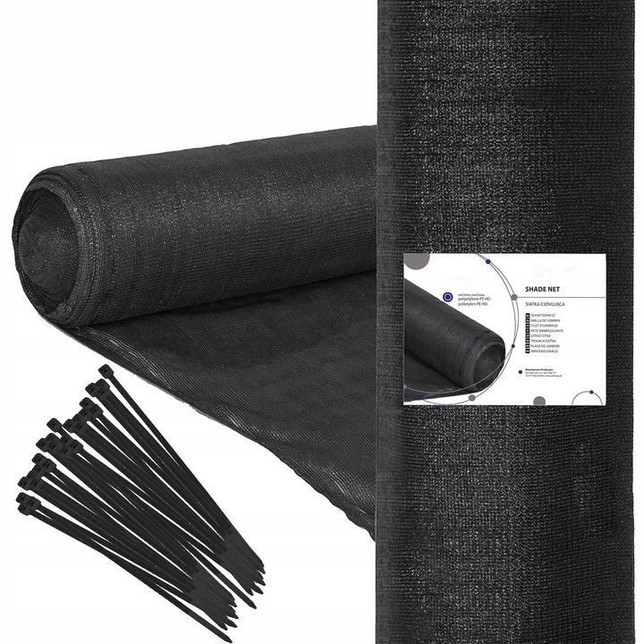 Plasa umbrire si intimitate pentru gard, 1.5m latime, 25m lungime, 140g densitate, gri
