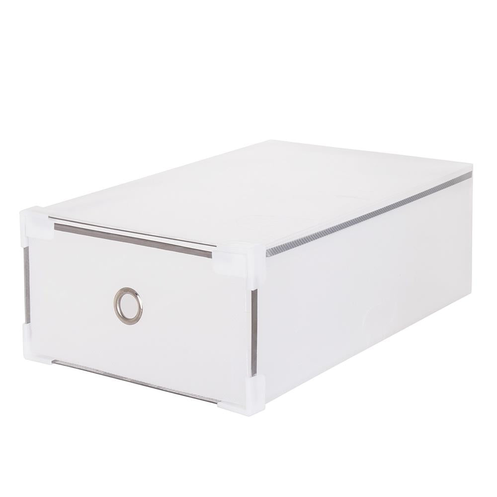 Set 10 cutii organizare pentru pantofi, 31x20x11, transparent