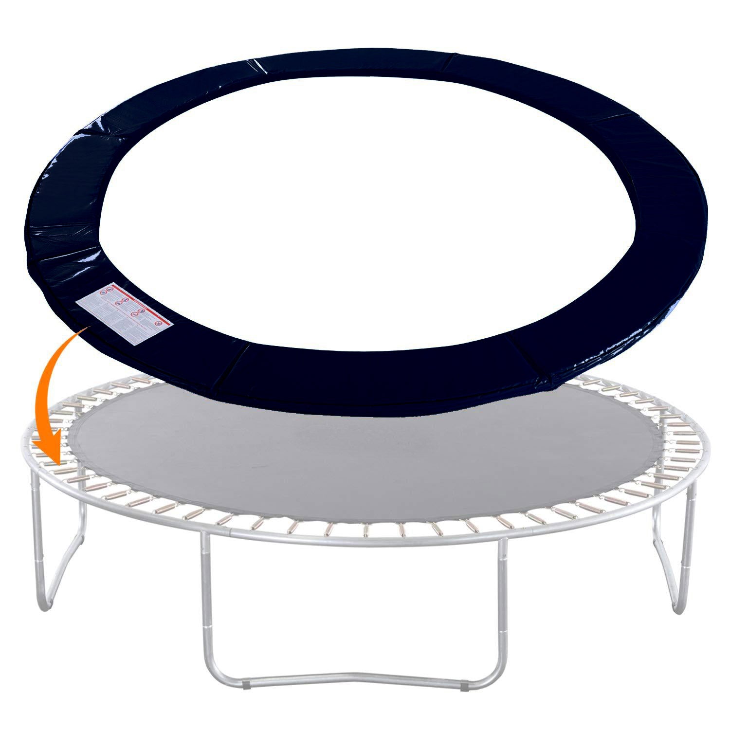 Protectie arcuri pentru trambulina cu diametrul de 244 cm, Negru