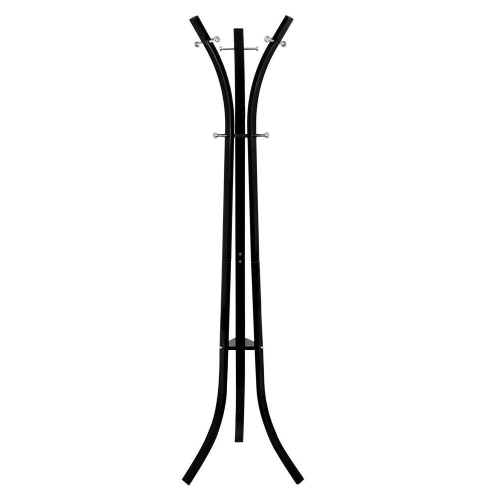 Cuier din metal Sersimo, 9 agatatoare, 180cm, negru