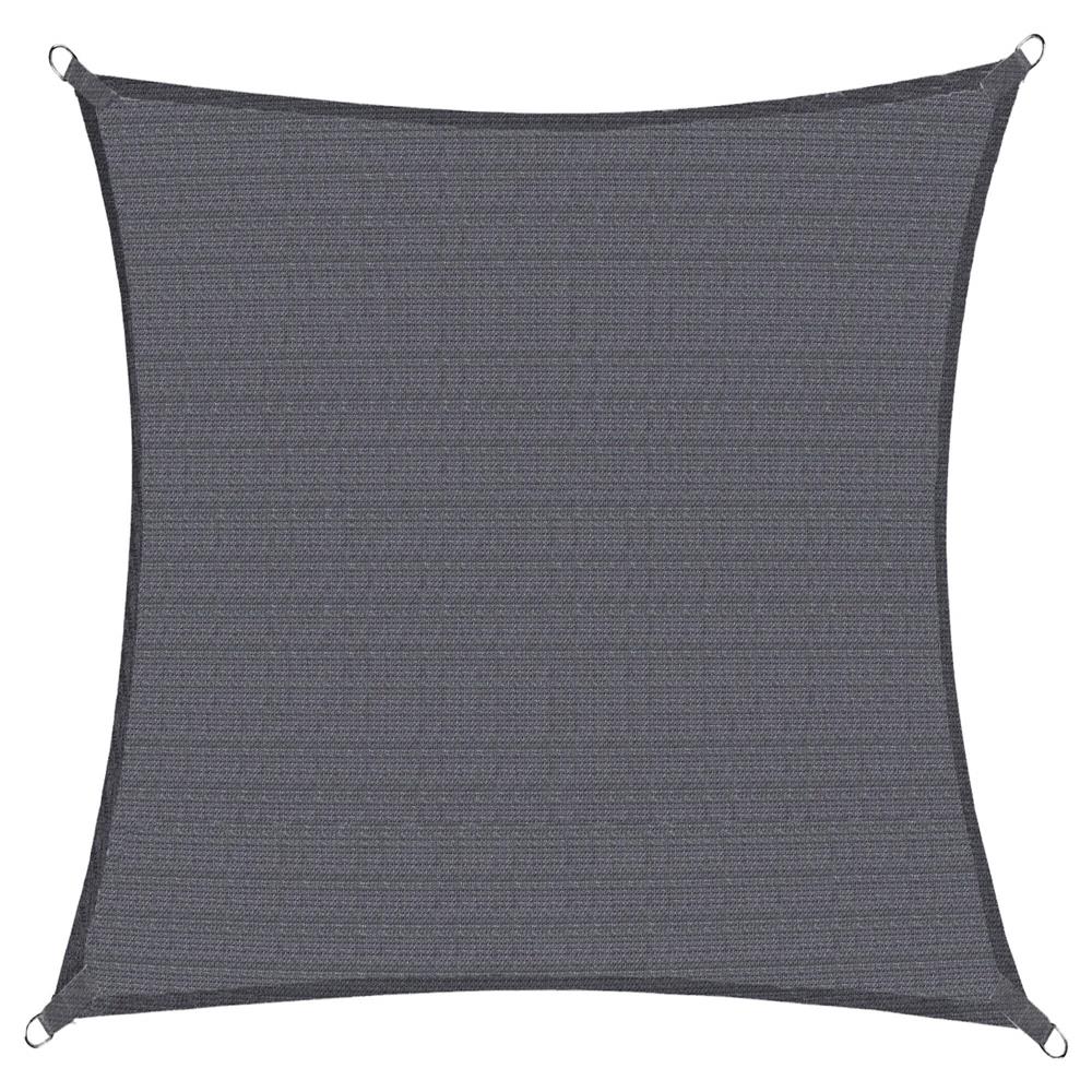 Copertina prelata de soare Sersimo SN162, patrata, impermeabila cu protectie UV, 3x3m, gri inchis