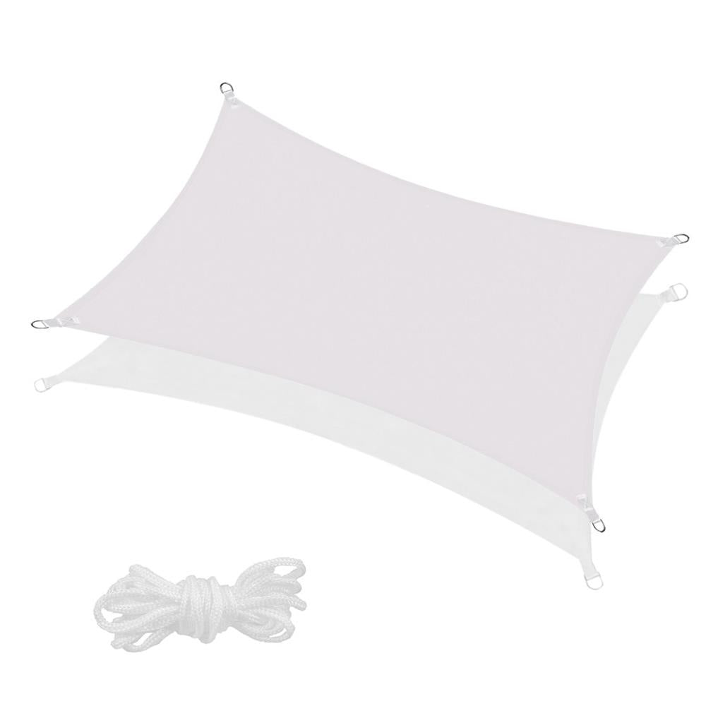 Copertina prelata de soare Sersimo SN141, dreptunghiulara, impermeabila cu protectie UV, 3x2m, gri deschis