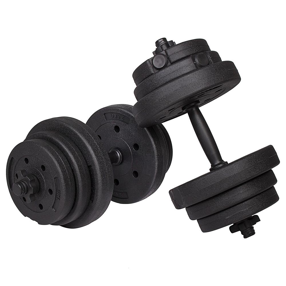 Set gantere reglabile 20kg (2x10kg) din compozit