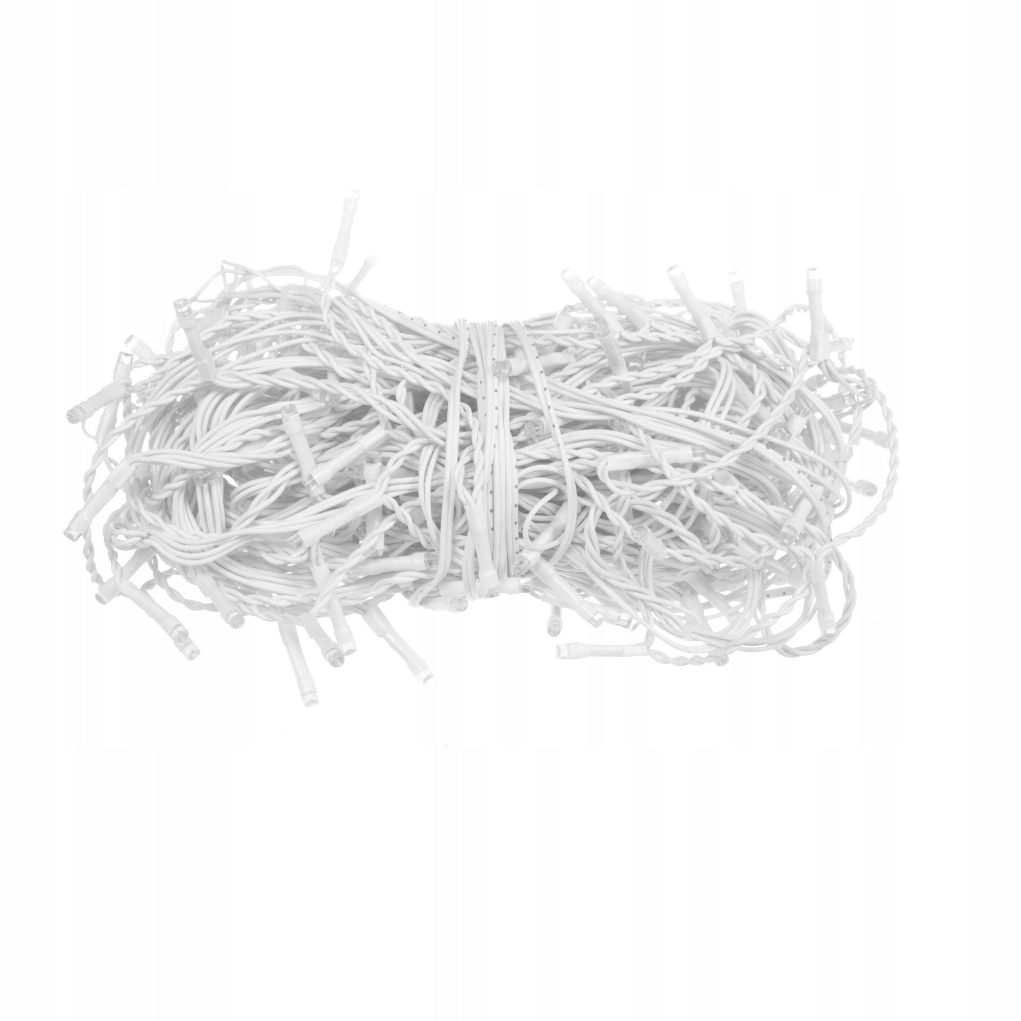 Ghirlanda luminoasa tip perdea 500 LED-uri, 20m, pentru interior/exterior, iluminare alba